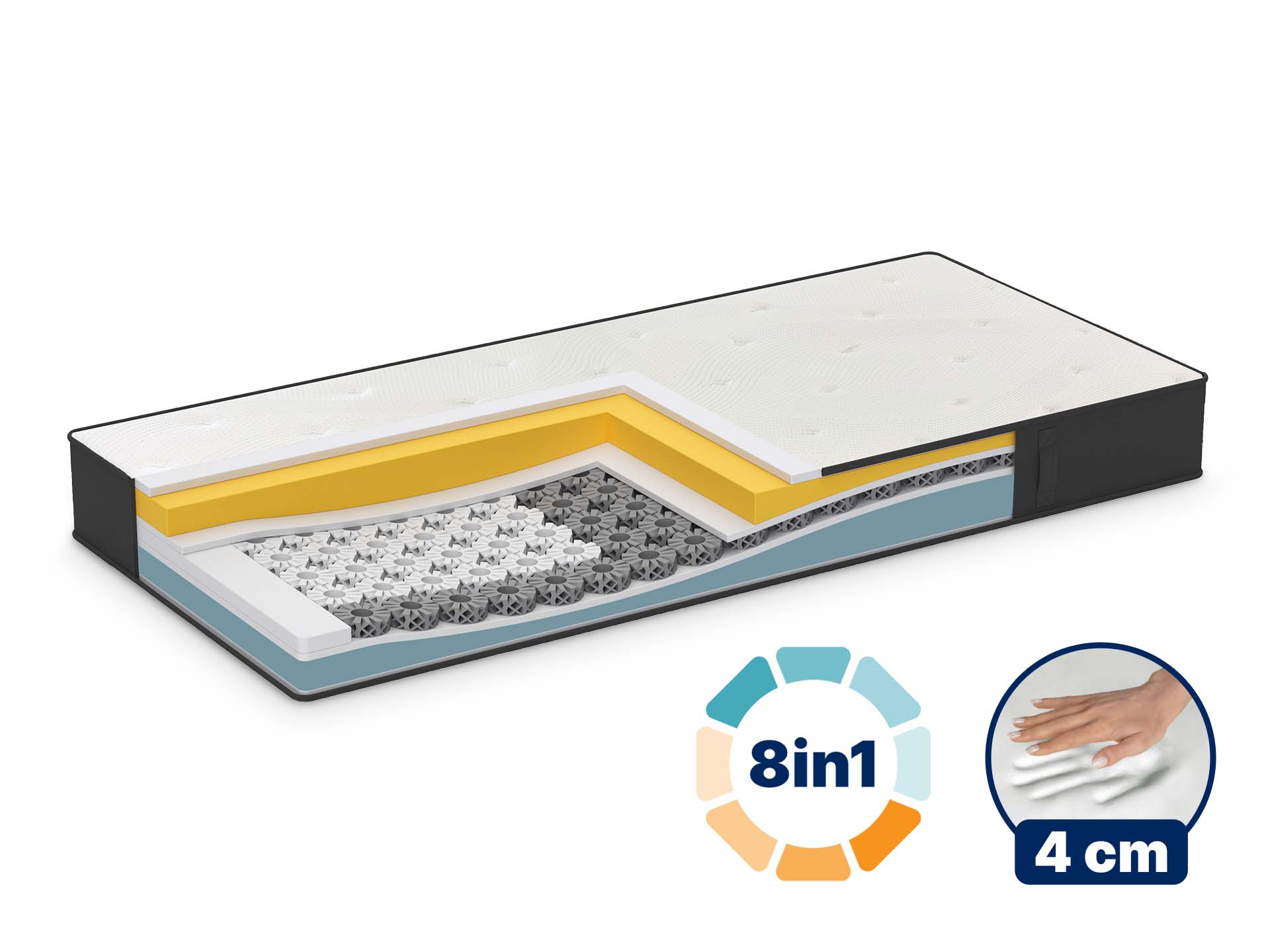 LežIščE Dormeo Imemory S+ Silver Deluxe 120X200 Cm-image