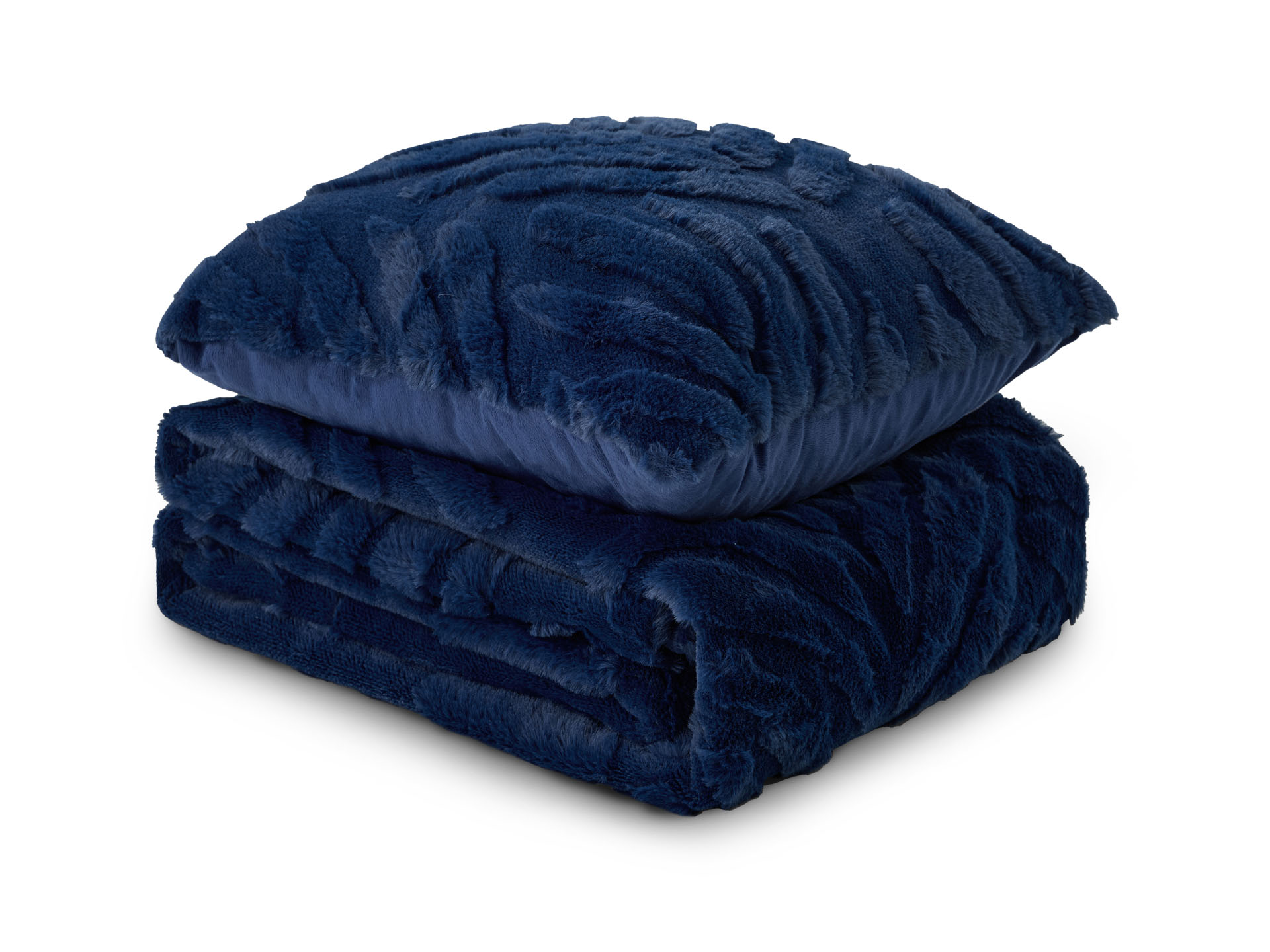 Komplet Dormeo Warm Hug Lux Modra 200X200 Cm Navy-image